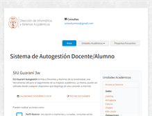 Tablet Screenshot of guarani.unlar.edu.ar
